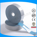 silver color stretchable reflective heat trasnfer film three layers